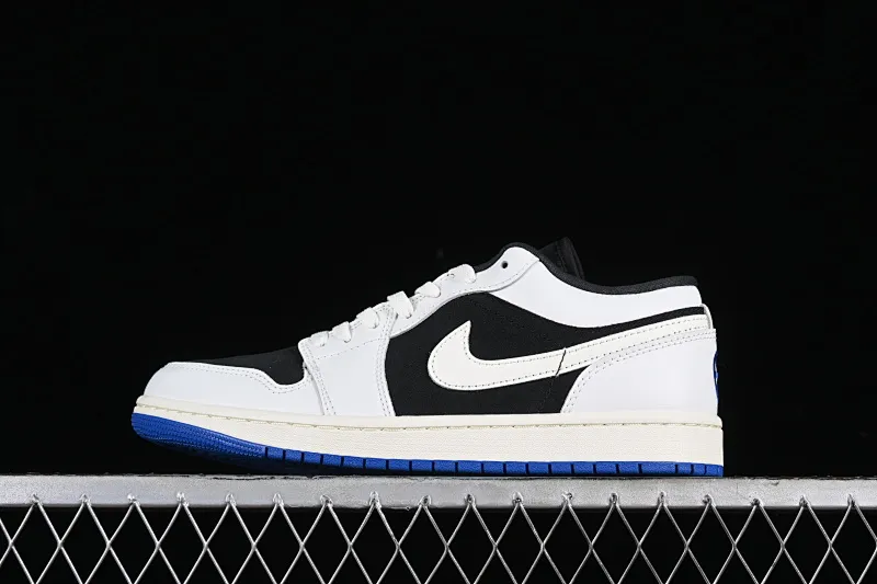 All categories Air Jordan Jordan series basketball shoes Air Jordan 1 Low G version pure original Air Jordan 1 Low "Quai 54" AJ1 Joe 1 white black blue low-top cultural casual sneakers HQ0764-001